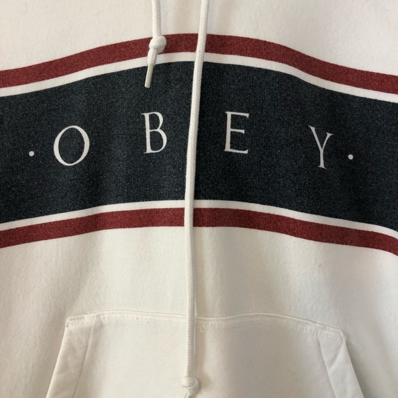 Obey Worldwide Hooded Kangaroo Pouch Sweatshirt - Picture 3 of 7